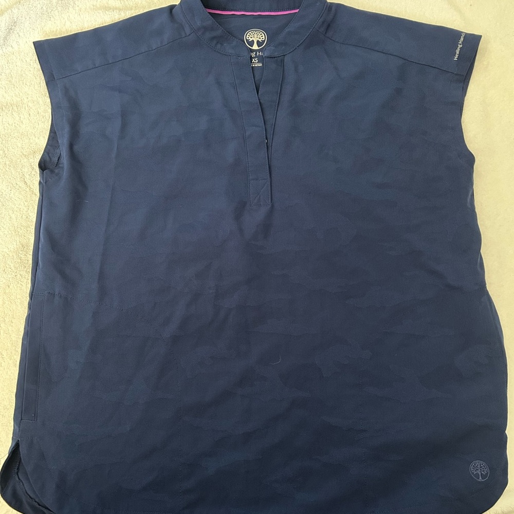 Healing hands scrub top